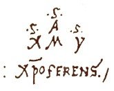 Columbus' Signature