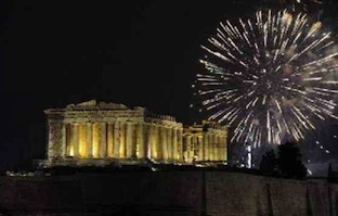 Greece Welcomes New Year