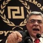Golden Dawn MP Giorgos Germenis (R)