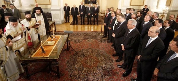 Greece's New Coalition Cabinet