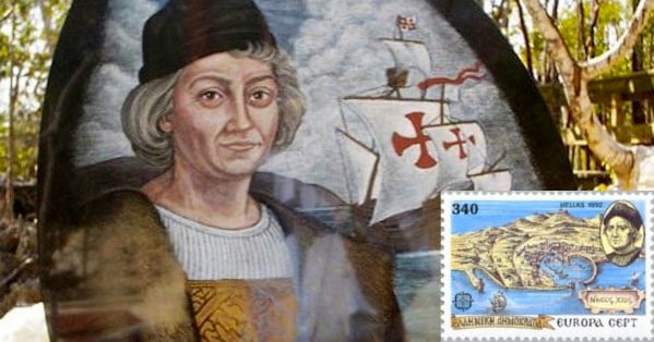 Christopher Columbus Greek theory