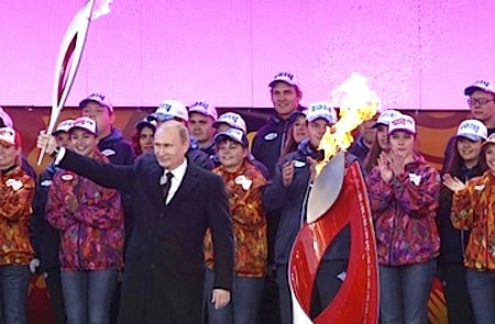 Olympic torch_Putin