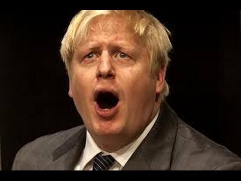 Boris Johnson doll instructions: Open Mouth. Insert Both Feet