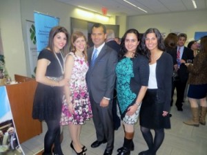 Aphrodite Kotrotsios, is Founder & Executive Director of Hermes Expo's Young Professionals Initiative (left to right) with members: Dr. Despina Siolas, Laurentino Ibarra, Spiridoula Haralambopoulos and Catherine Hunt.