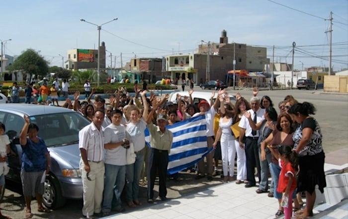 The Greek community of San Andres in Peru