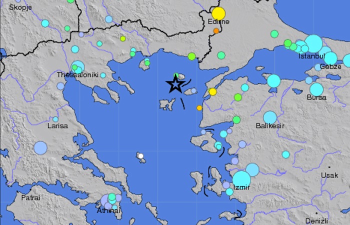 An earthquake rattled Greece this Saturday 
