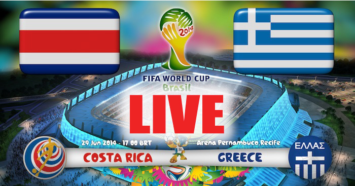 Watch Live the Greece Vs Costa Rica World Cup Match