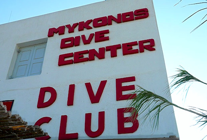 Dive center in Greece