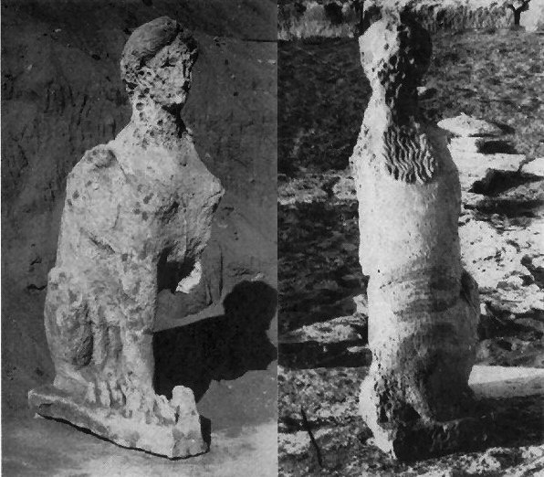 Figure 2. One of a pair of Greek sphinxes found at the Serapeum temple near Memphis which may once have guarded the first tomb of Alexander the Great