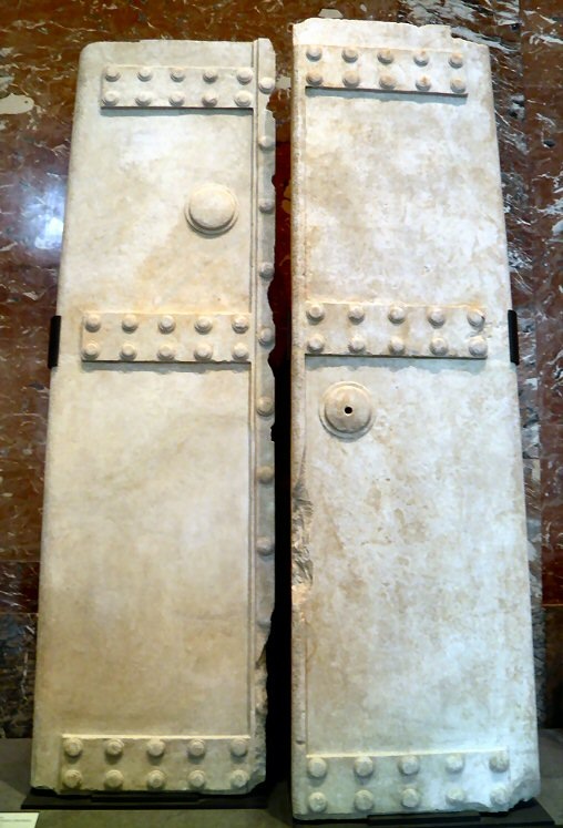 Figure 6. Tomb doors from the high status tomb excavated by Heuzey in the royal cemetery at Aegae/Vergina