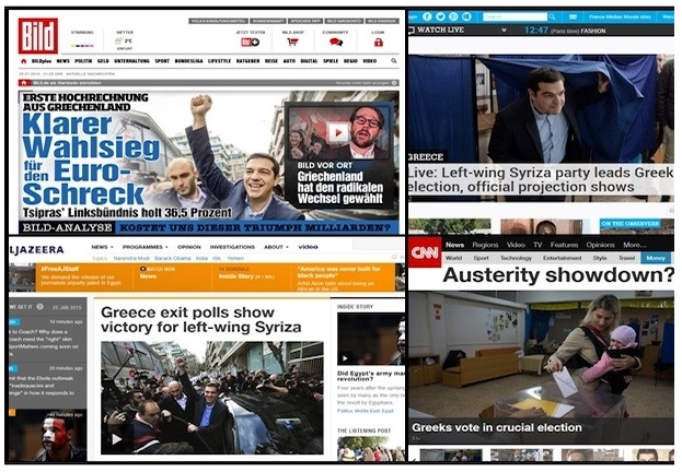 International Media Covers SYRIZA Win