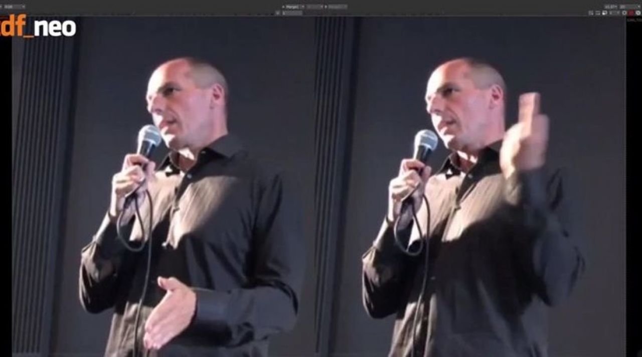 Video Showing yanks Varoufakis giving the finger to Germany is fake according to  its creators