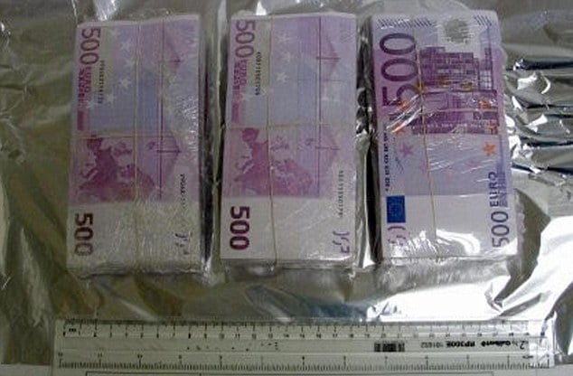 500 euro notes withdrawn over crime