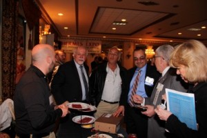Chris Pomilio of Allied Foods and Paul Kotrotsios and Hermes Expo Committee. 