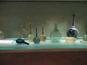 glass vases, Byzantine Museum