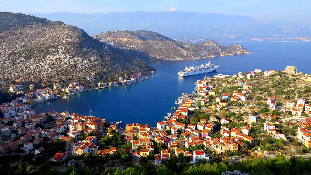 A cruise in the port of kastellorizo