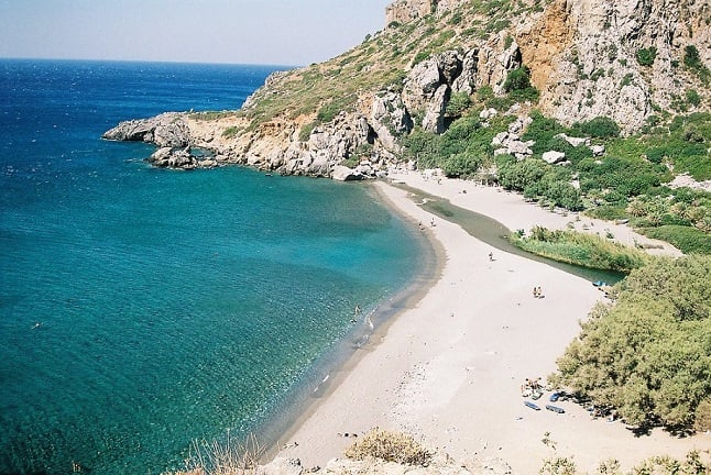 Preveli beach, Crete. 