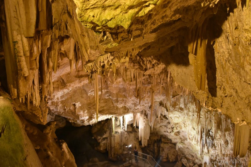 The impressive views inside the cave of Antiparos (photo by Gabi Ancarola).