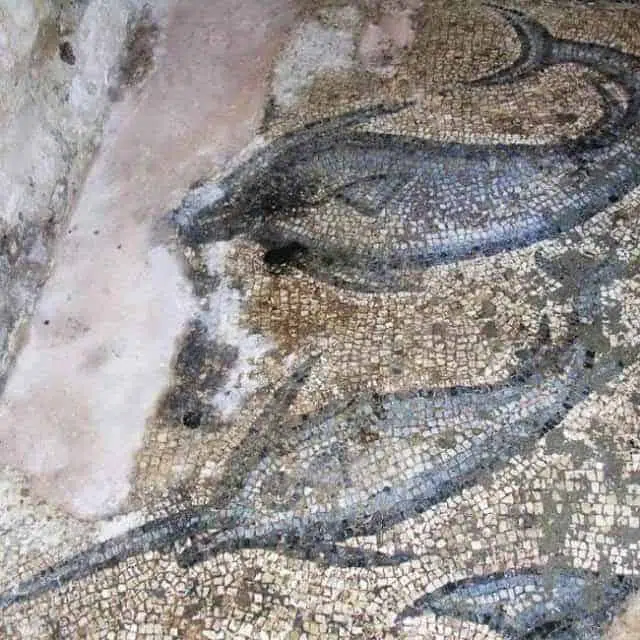 Phainos Greek Fisherman mosaic