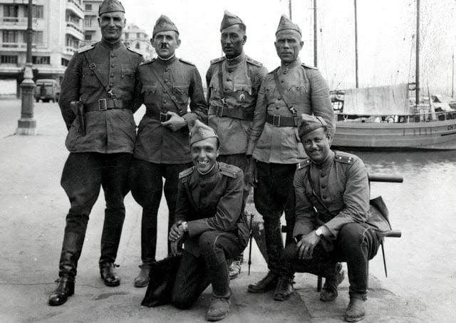 Bulgarian soldiers in Thessaloniki