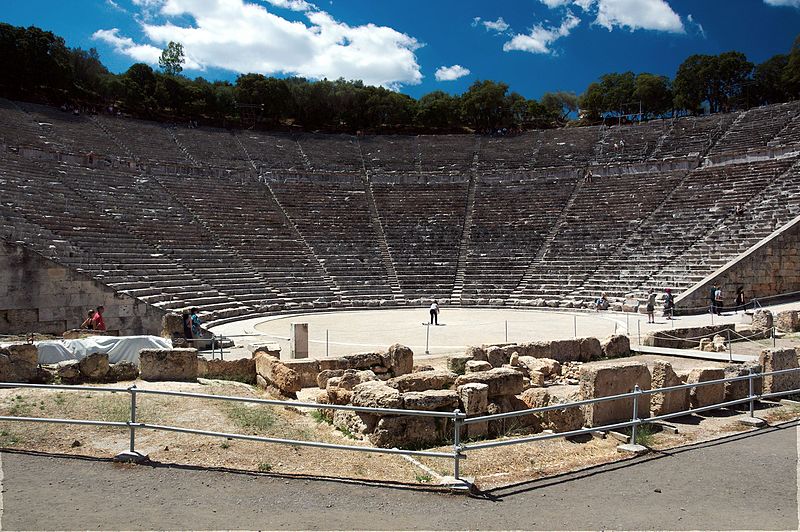 Epidavros ancient Greek theater, Archaeological Site
