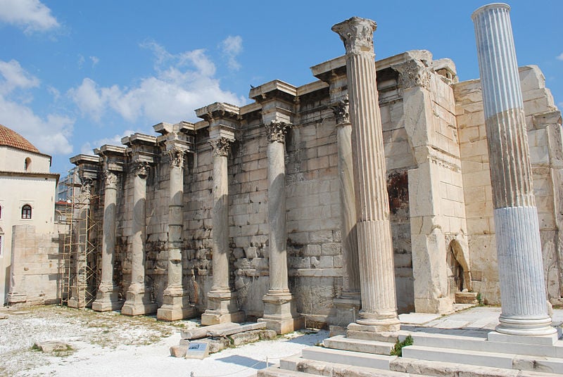 Hadrian’s Library, Plaka