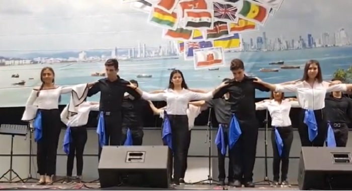 Atenea Institute Panama, students dancing in Latin America's Greek School