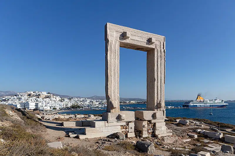 The Portara, the lintel of Lygdamis' Temple of Apollo at Naxos