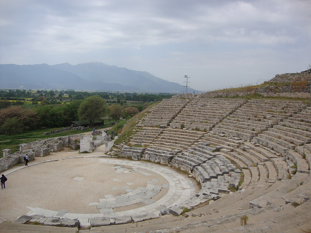 The ancient theatre of Philippi