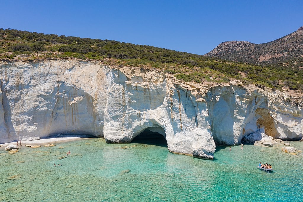 Milos greek island