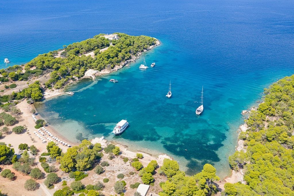 Spetses island. 
