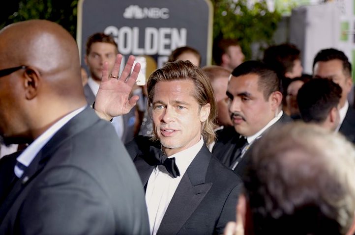 Brad Pitt at the Golden Globe Awards