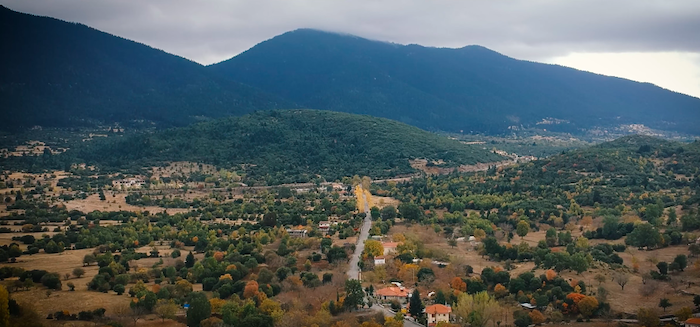 vytina greek mountain town