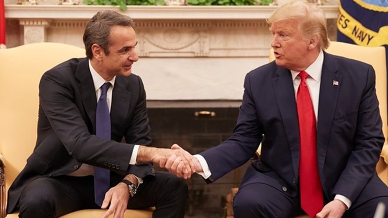 Trump Praises Greece, Calls PM Mitsotakis a “Terrific Guy”