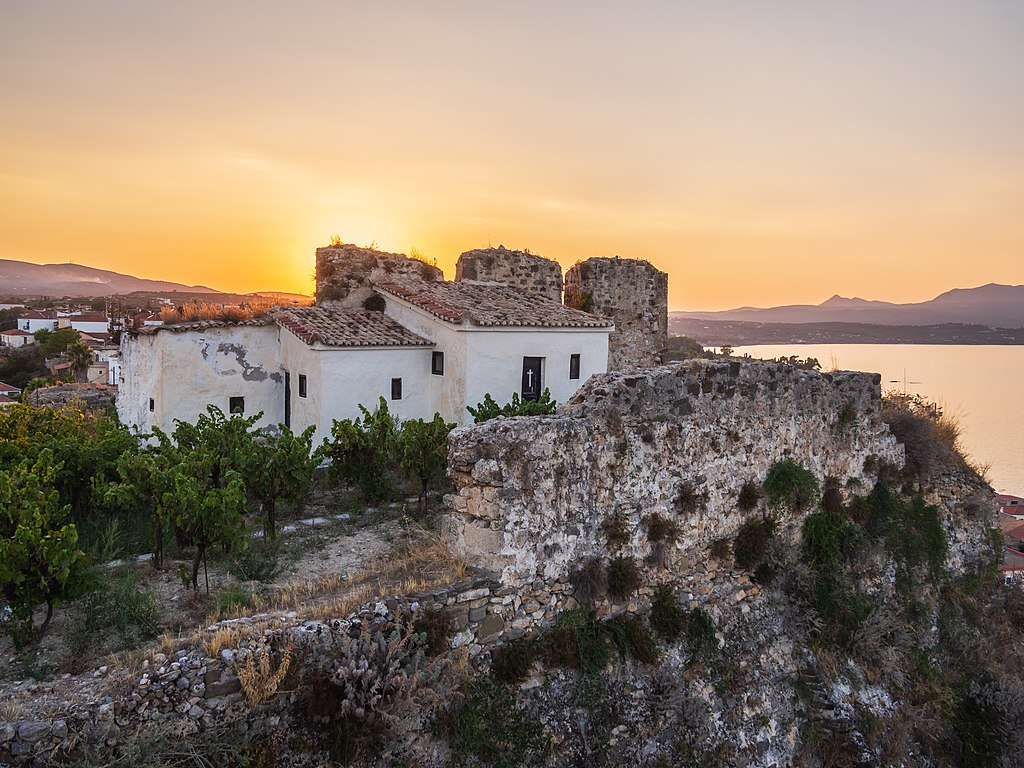 methoni koroni castles greek village seaside