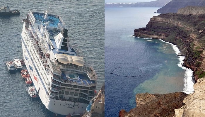 Santorini shipwreck