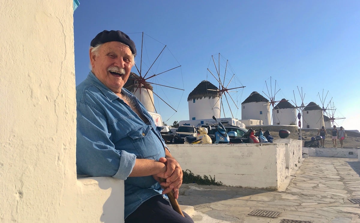 Mykonos windmills