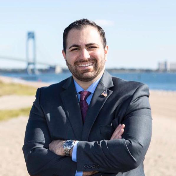 Michael Tannousis, a New York State Representative, in his home borough of Staten Island. Credit: Michael Tannousis/Facebook