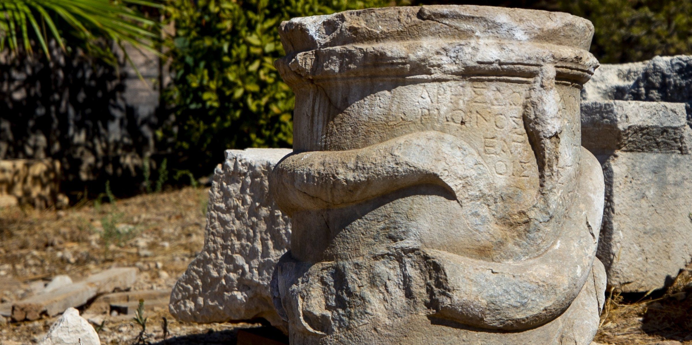 Ancient Greek Altar Found at Archaeological Site Near Antalya, Turkey