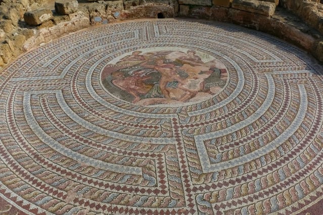 Spectacular Ancient Mosaic Discovered in Paphos, Cyprus