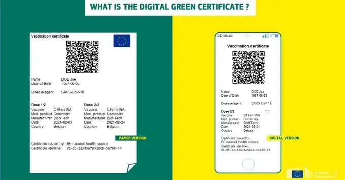 Green COVID-19 Certificate