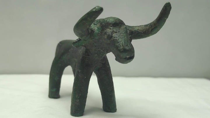 bronze bull ancient Olympia