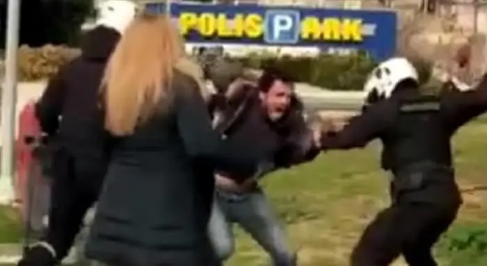 Greek police accused of brutality