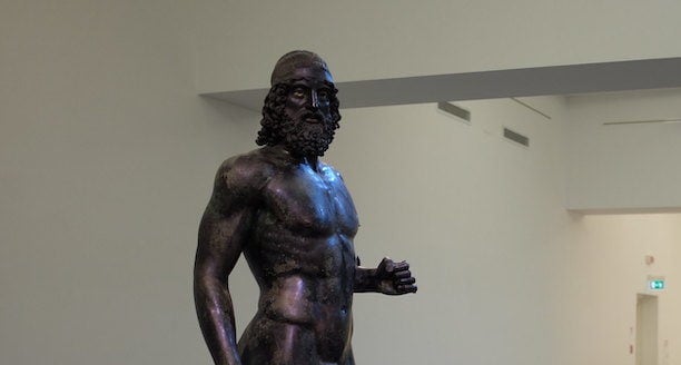 riace bronzes ancient greek italy 