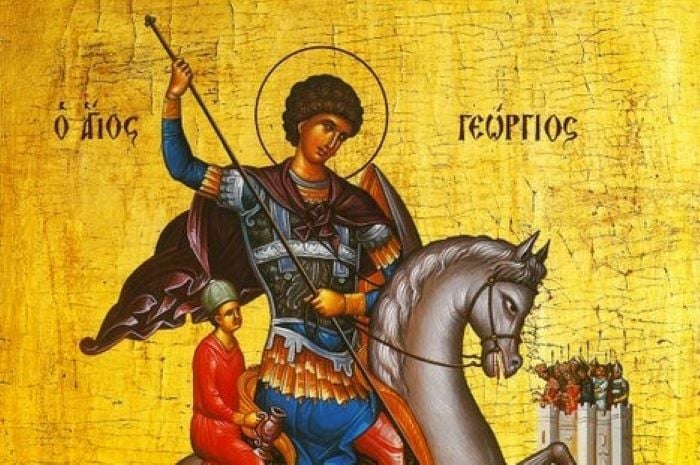 Byzantine icon of Saint George