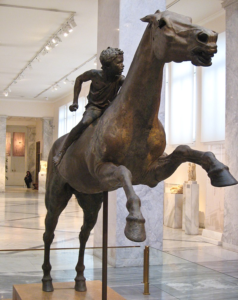 Jockey Artemision Greece statue greek sculpture