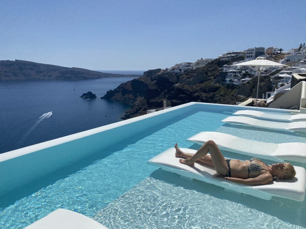 Swimming pools Santorini