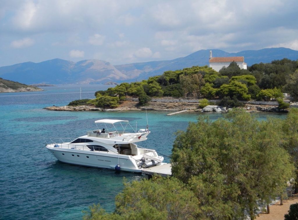 private island rent Greece Pegassus island