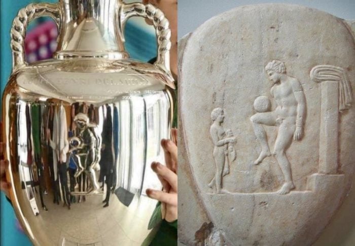 uefa cup and ancient greek football