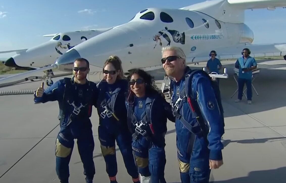 Richard Branson space Virgin Galactic VSS Unity